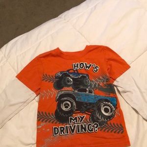 Long sleeve Monster truck shirt